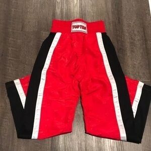 TopTen wide leg track pant.